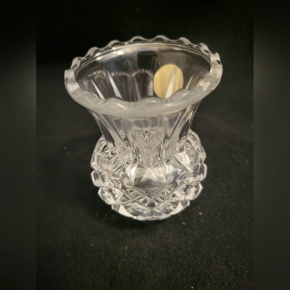 Princess House Lead Crystal Toothpick Holder